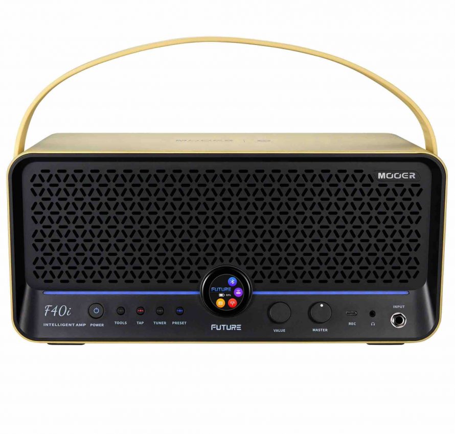 Mooer F40i Intelligent Desktop Amp in Gold