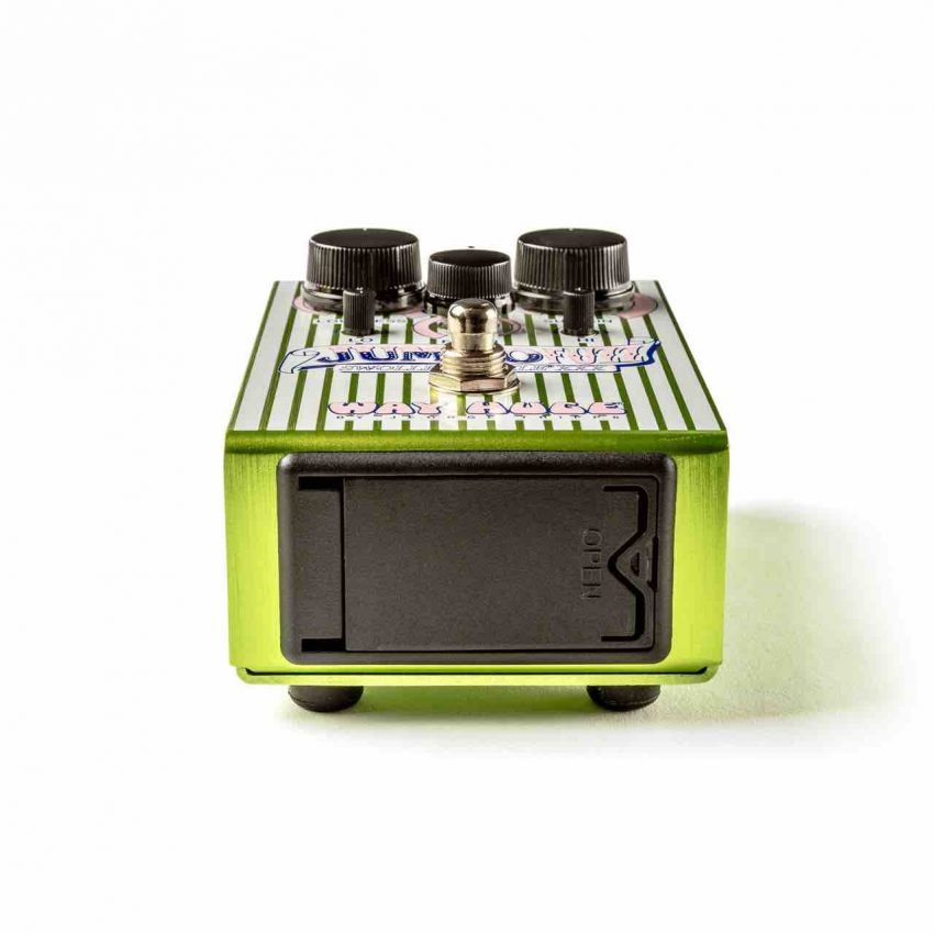 Way Huge Limited Edition Swollen Pickle XXX Jumbo Fuzz pedal with special 30th-anniversary artwork and high-gain control knobs.