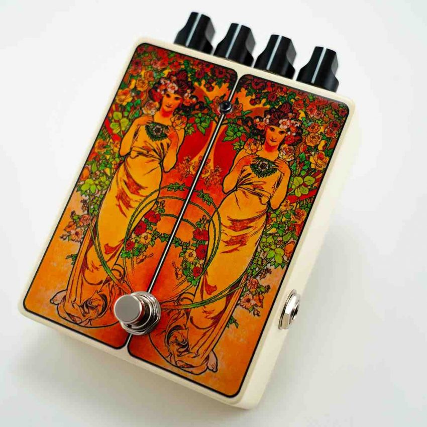 Red Witch Galvinium Headroom Overdrive guitar pedal.