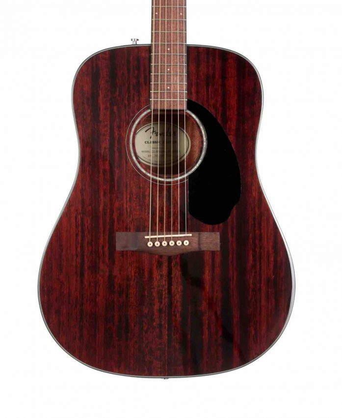 Fender CD-60S All-Mahogany Dreadnought Acoustic Guitar in Natural