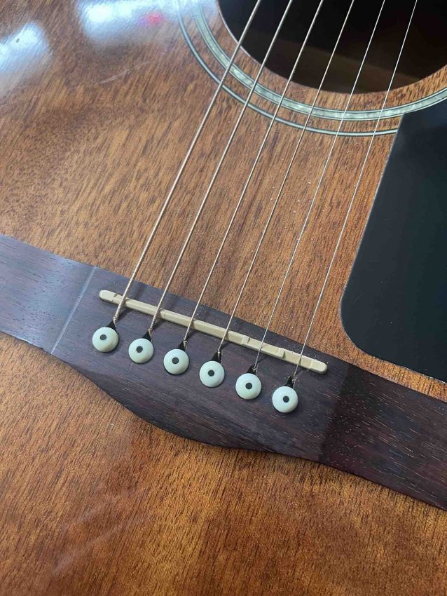 Slotted Acoustic Guitar Bridge