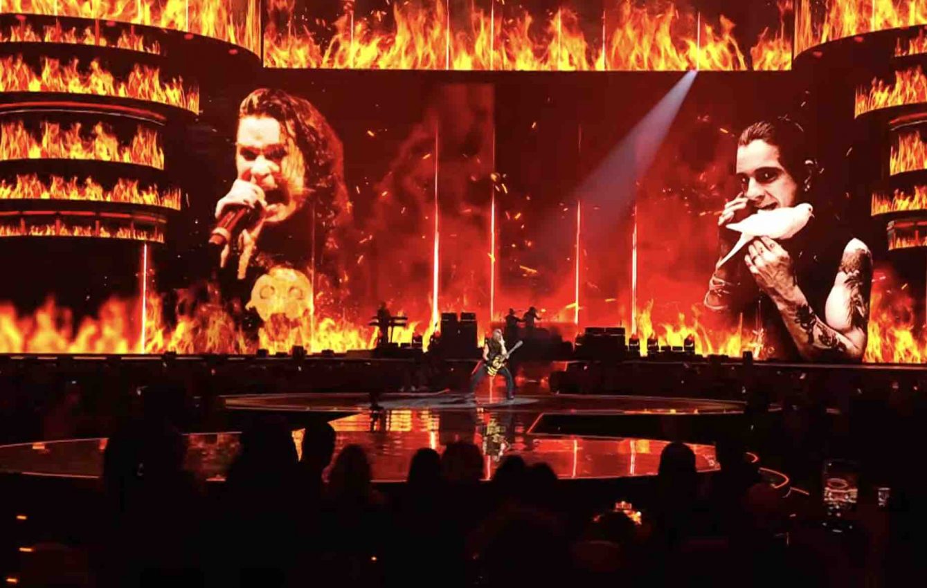 Gemini said Zakk Wylde performing a 52-second guitar solo on his signature Bullseye Wylde Audio Nomad electric guitar during the Ozzy Osbourne tribute at the BRIT Awards.