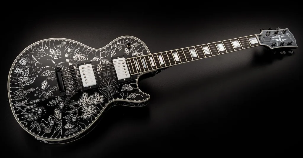 The $65,000 Masterpiece- Inside the Gibson Custom Bugs and Leaves Les Paul