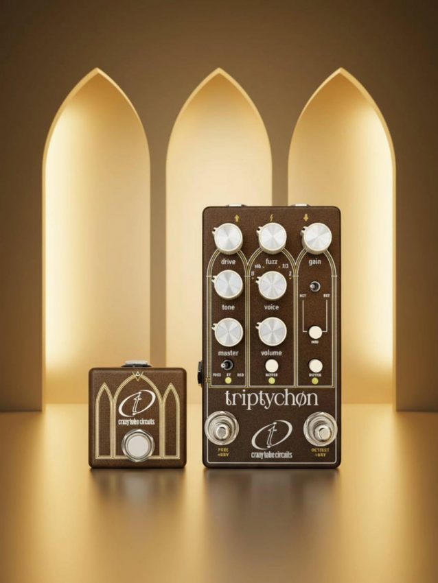 Triptychon with optional footswitch