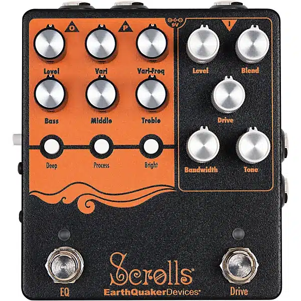 Preorder
EarthQuaker Devices Scrolls Bass Odyssey EQ and Overdrive Pedal 