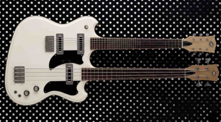 Eastwood Guitars Unveils Microtonal Doubleneck Inspired by Viral Duo Angine de Poitrine