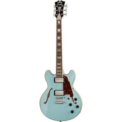 D' Angelico Premier Mini DC Sky Blue