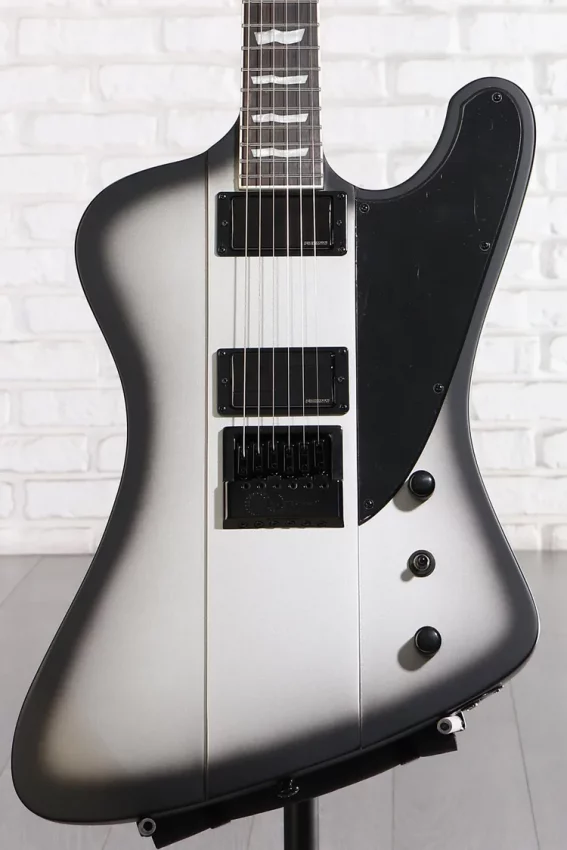 ESP LTD Phoenix-1000 EverTune Electric Guitar - Silver Sunburst Satin