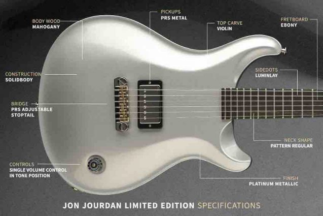 PRS Jon Jourdan Specifications