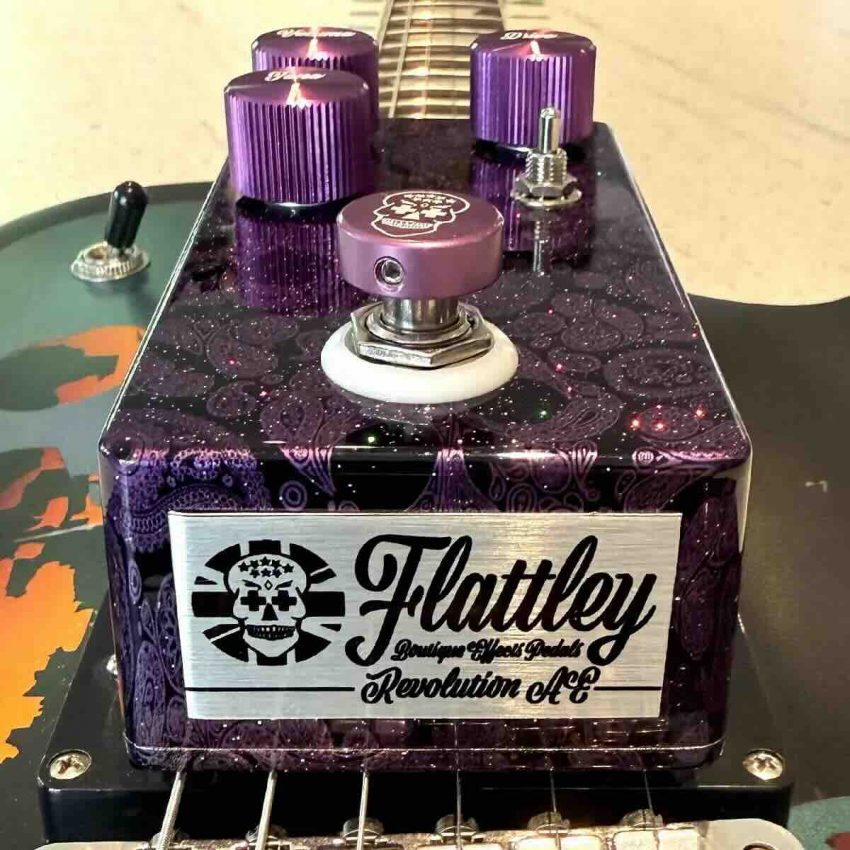 Flattley Pedals Revolution 10 AE overdrive pedal