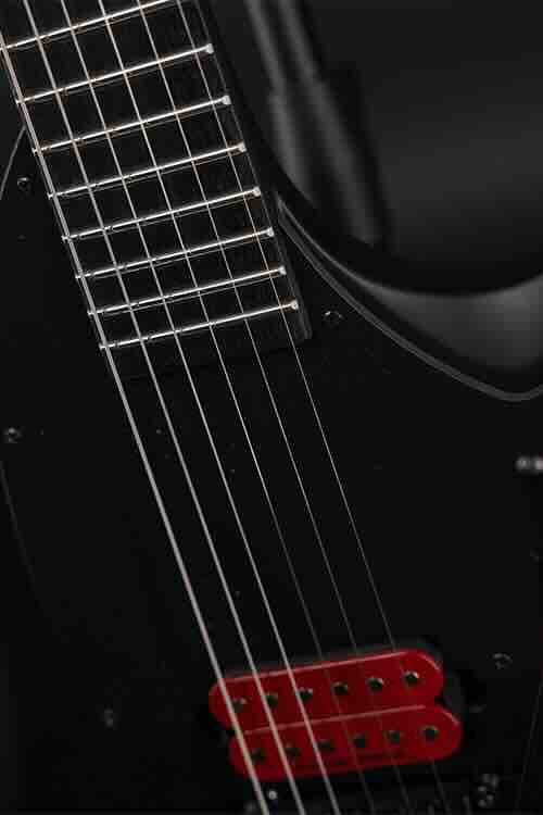 Solar Guitars T1.61FR-Assasin in Carbon Black Matte fitted with Seymour Duncan USA Nazgul trembucker