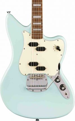 Squier Paranormal Electric VI in Daphne Blue
