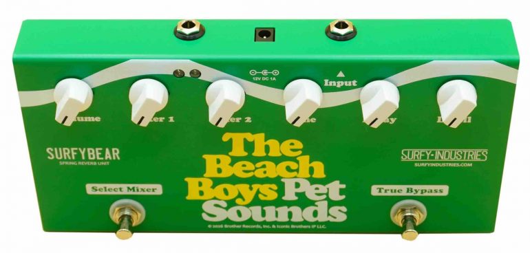 Surfy Industries SurfyBear Compact 60th Anniversary Beach Boys inputs:outputs