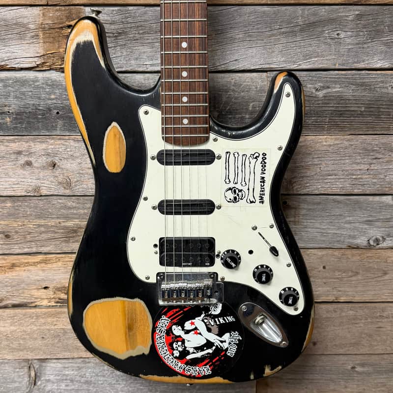 Unknown Relic Strat-Style Shredder w: Mighty Mite Mother Bucker