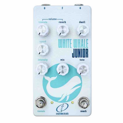 Crazy Tube Circuits Shrinks the Splash with New White Whale Jr Analog Spring Reverb Pedal