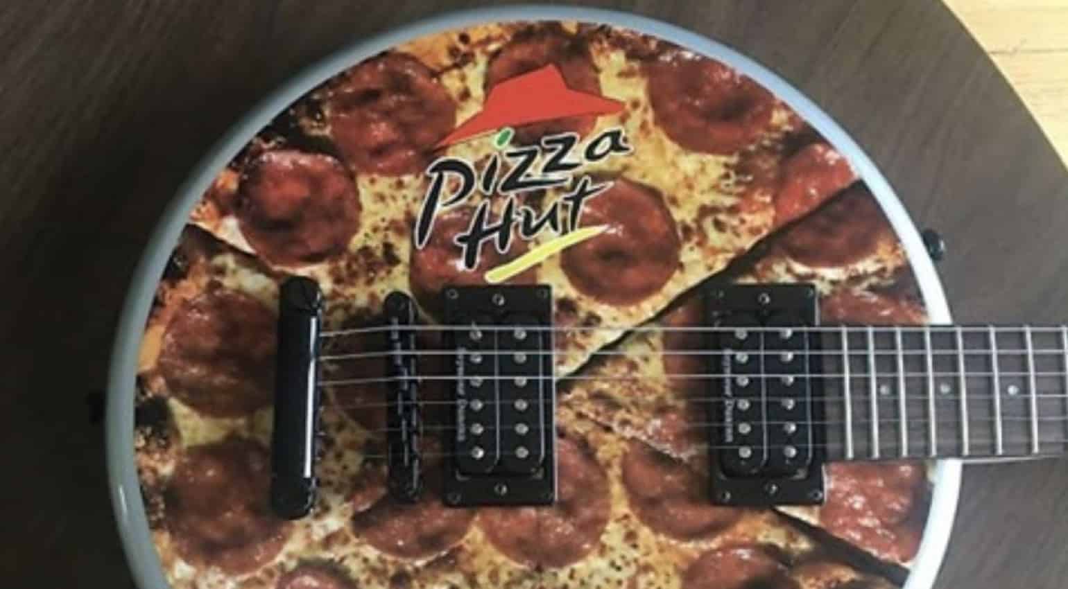 Pizza Hut Guitar promotional item