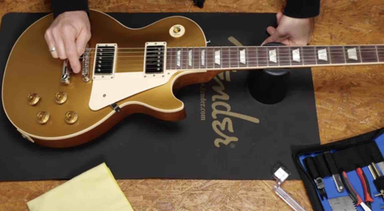 How to set up a Gibson Les Paul guitar