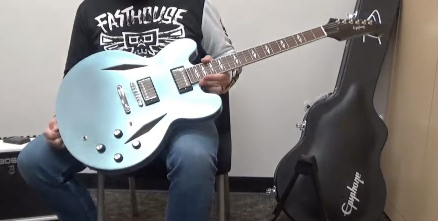 Epiphone DG335 Dave Grohl Signature and Video Review Guitar Bomb