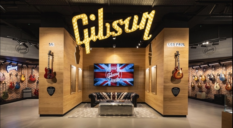 Gibson Garage London opens this weekend