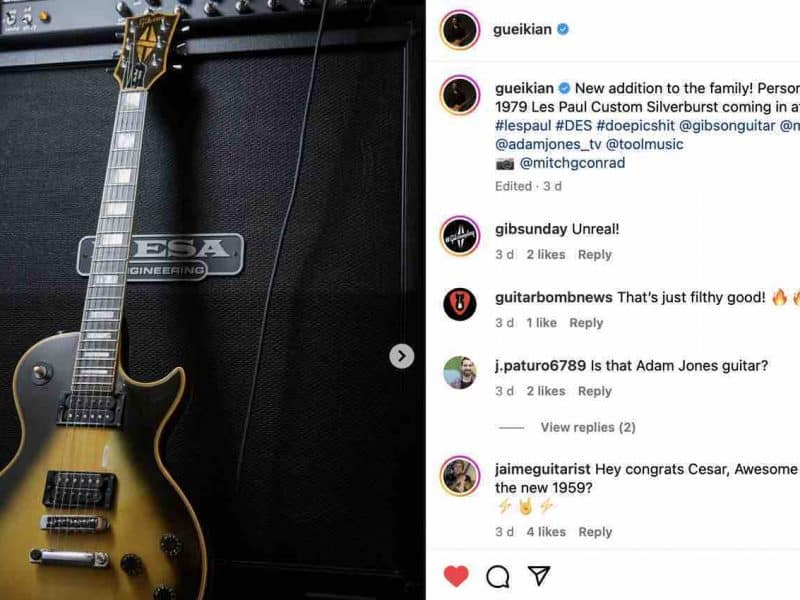 Instagram Did an Adam Jones Mesa Boogie signature map just get teased? Tool