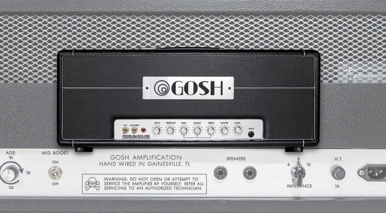 Gosh Problem Solver- Reimagined British 2204 50-watt Head Guitar amp Tube amp Gosh Problem Solver 2204 circuit Tone shaping Boutique amp Hand-wired Classic Rock