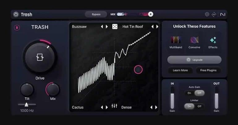iZotope Trash Lite iZotope Trash Lite Free distortion plugin Music production tools VST plugins Sound design
