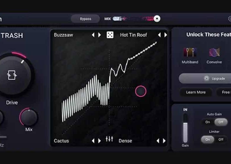 iZotope Trash Lite iZotope Trash Lite Free distortion plugin Music production tools VST plugins Sound design