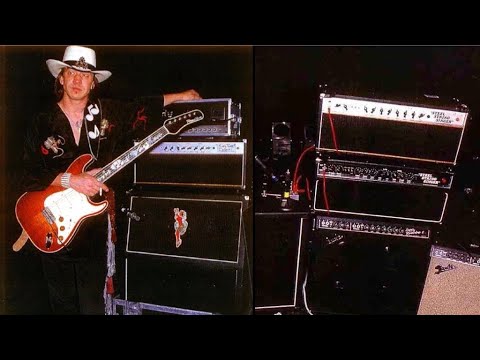Stevie Ray Vaughan with his Dumble