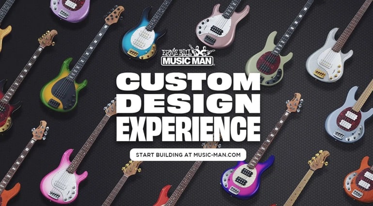 Ernie Ball Music Man Launches Custom Design Experience for Dream StingRay Basses