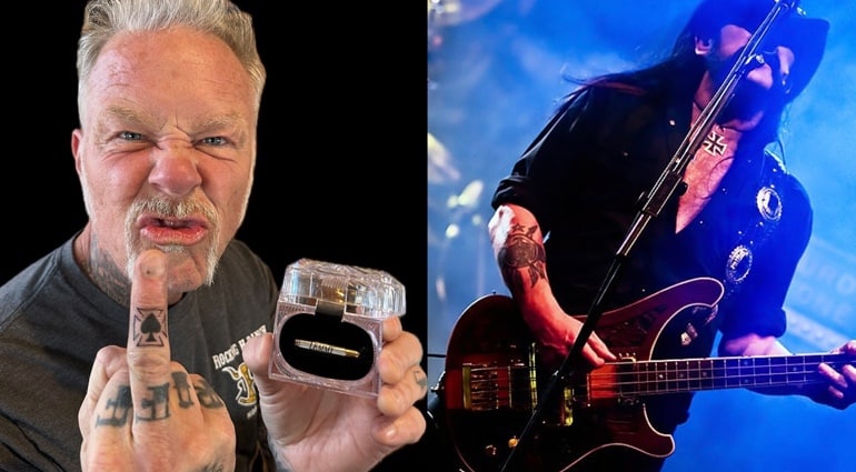 Metallica's James Hetfield Gets Lemmy Kilmister's Ashes Tattooed on Finger