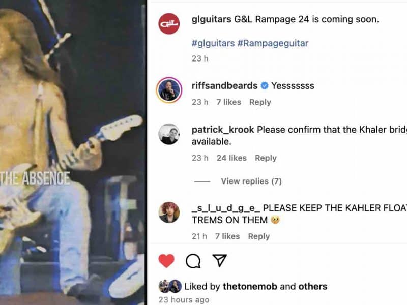 Grunge Icon Returns: G&L Announces the Reissue of the Jerry Cantrell Rampage!