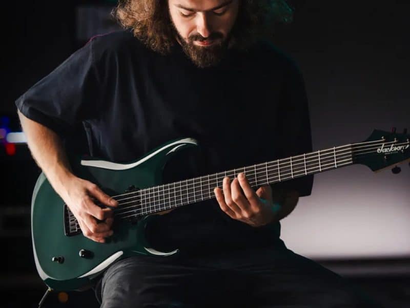 Jackson Unveils Unique Baritone Guitar for JinJer's Roman Ibramkhalilov