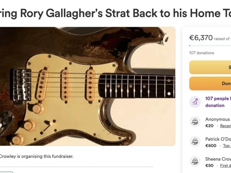 Rory Gallagher's Iconic Fender Stratocaster- Can Ireland Bring It Home?