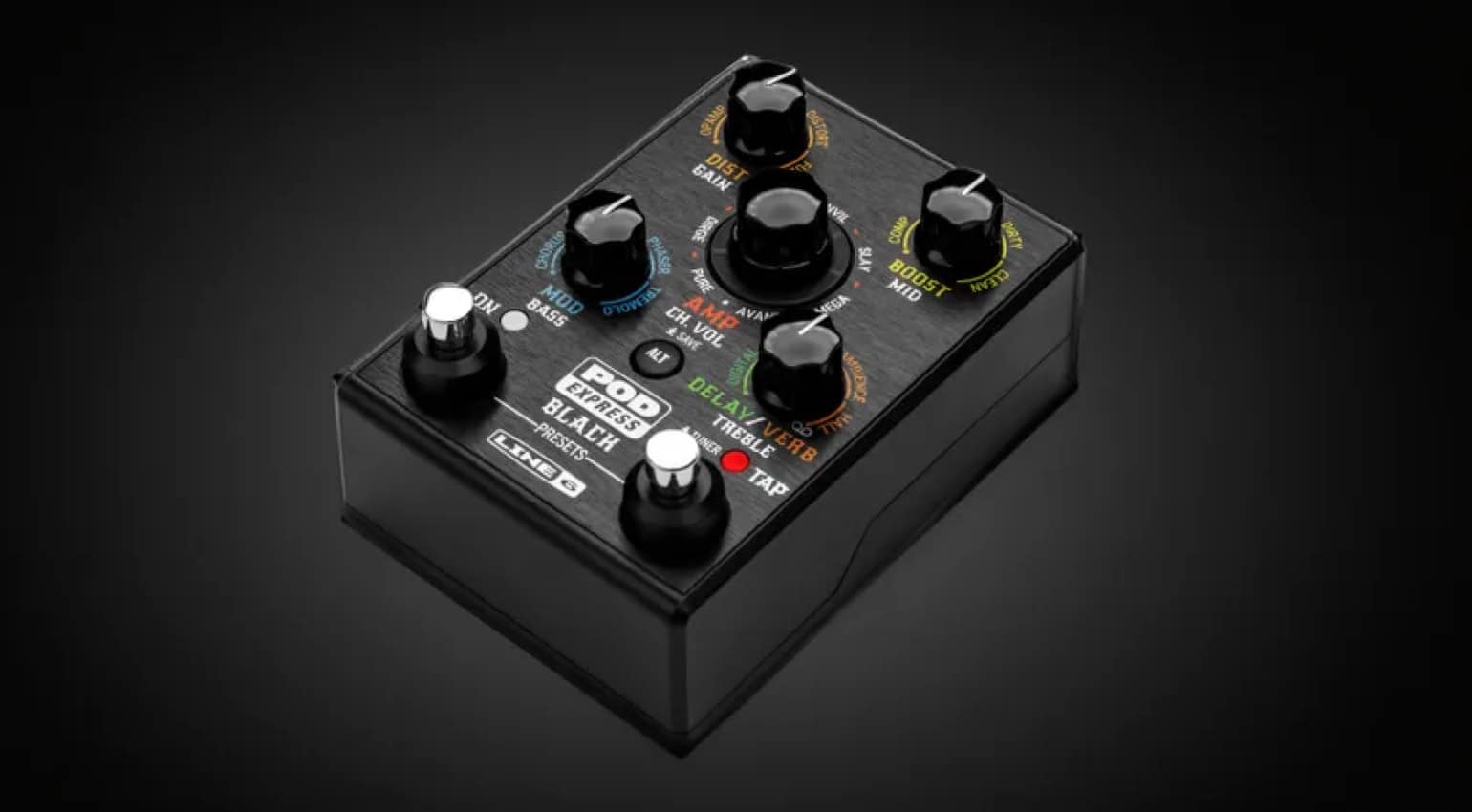 Line 6 POD Express Black A Metalhead's Dream Pocket Amp Guitar Bomb